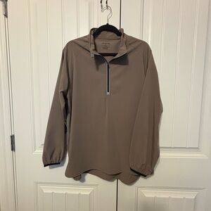 Men’s Brown Quarter-Zip Pullover